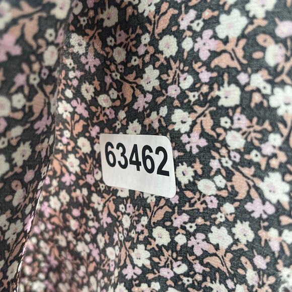 & OTHER STORIES Blouse 6 Paris Atelier Ditsy Floral Ruffled Shell Button Black - Picture 11 of 11